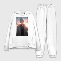 Женский костюм оверсайз Тэцуя Куроко, цвет: белый