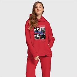Женский костюм оверсайз Depeche Mode - Barrel of a gun ep, цвет: красный — фото 2