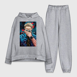 Женский костюм оверсайз Магическая битва Кэнто Нанами маг первого класса а, цвет: меланж