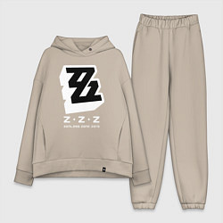 Женский костюм оверсайз Zenless zone zero лого