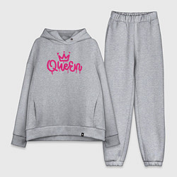 Женский костюм оверсайз Pink queen