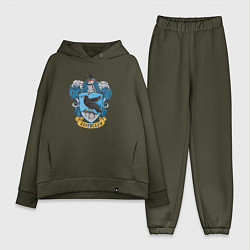 Женский костюм оверсайз Ravenclaw факультет, цвет: хаки
