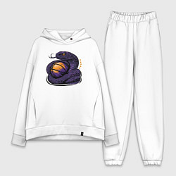Женский костюм оверсайз Black mamba basketball, цвет: белый