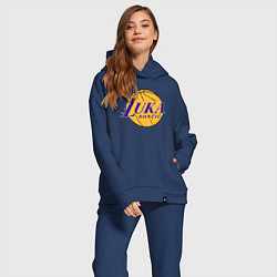 Женский костюм оверсайз Luka Doncic Lakers, цвет: тёмно-синий — фото 2