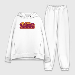 Женский костюм оверсайз Cavaliers Cleveland, цвет: белый