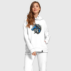 Женский костюм оверсайз Mavericks team, цвет: белый — фото 2