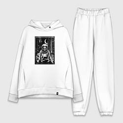 Женский костюм оверсайз Космонавт в городе