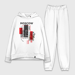 Женский костюм оверсайз Москва коллаж