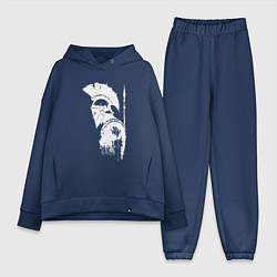 Женский костюм оверсайз Один из 300 спартанцев, цвет: тёмно-синий