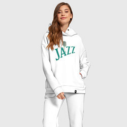 Женский костюм оверсайз Jazz microphone, цвет: белый — фото 2