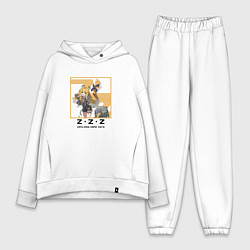 Женский костюм оверсайз Цзюй Фуфу - Zenless Zone Zero, цвет: белый