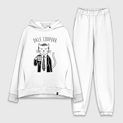 Женский костюм оверсайз Dale Coopurr, цвет: белый