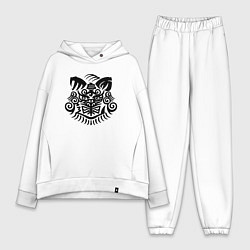 Женский костюм оверсайз Дзё Тогамэ - Ветролом, цвет: белый