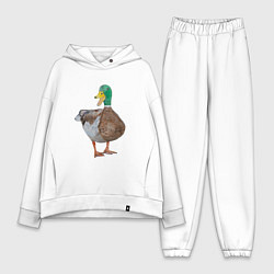 Женский костюм оверсайз Утка селезень