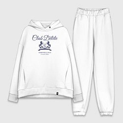 Женский костюм оверсайз Delite club, цвет: белый