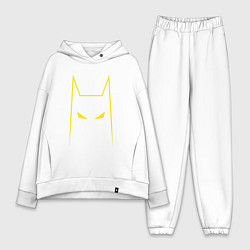 Женский костюм оверсайз Batman minimalism, цвет: белый