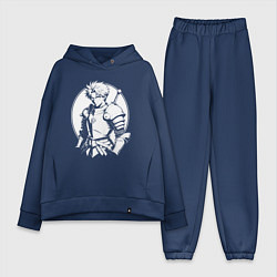 Женский костюм оверсайз Стальной воин аниме