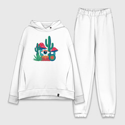 Женский костюм оверсайз Психоделика с глазом