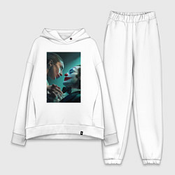 Женский костюм оверсайз Джокер и Харли Квинн