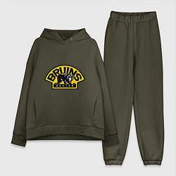 Женский костюм оверсайз HC Boston Bruins Label, цвет: хаки