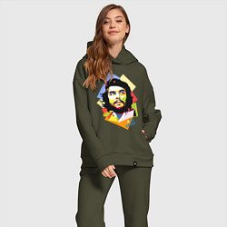 Женский костюм оверсайз Che Guevara Art, цвет: хаки — фото 2