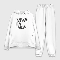 Женский костюм оверсайз Viva La Vida, цвет: белый