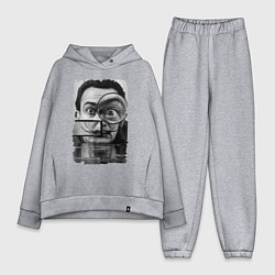 Женский костюм оверсайз Абстракция Дали, цвет: меланж