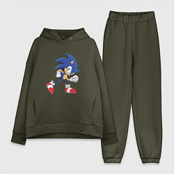 Женский костюм оверсайз Sonic the Hedgehog, цвет: хаки