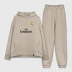 Женский костюм оверсайз Real Madrid: Fly Emirates