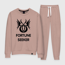 Костюм хлопковый женский Dwarf Fighter - Fortune Seeker, цвет: пыльно-розовый