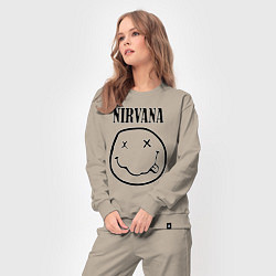 Костюм хлопковый женский Nirvana, цвет: миндальный — фото 2