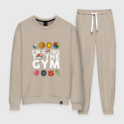 Женский костюм Pokemon Im going to the gym (white)