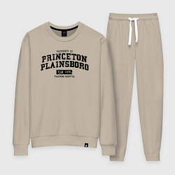 Костюм хлопковый женский Princeton Plainsboro, цвет: миндальный