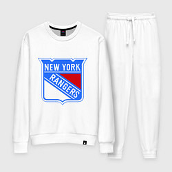 Костюм хлопковый женский New York Rangers, цвет: белый