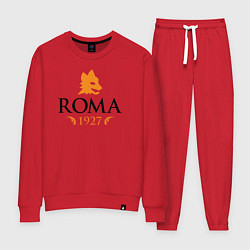 Костюм хлопковый женский AS Roma 1927, цвет: красный