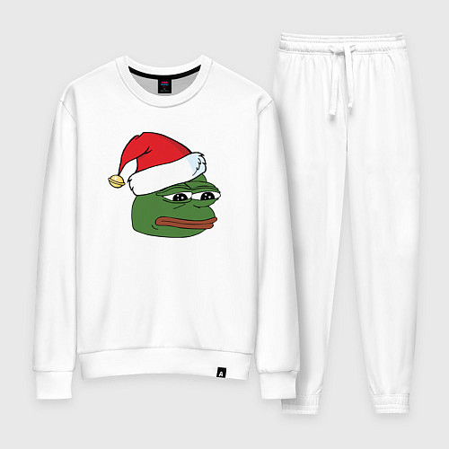 Женский костюм New year sad frog / Белый – фото 1
