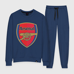 Костюм хлопковый женский Arsenal FC, цвет: тёмно-синий