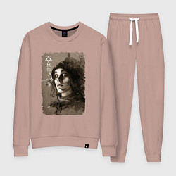 Костюм хлопковый женский Ville Valo: Pandemonium, цвет: пыльно-розовый