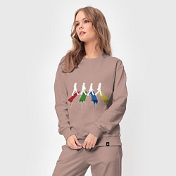 Костюм хлопковый женский Beatles Color, цвет: пыльно-розовый — фото 2