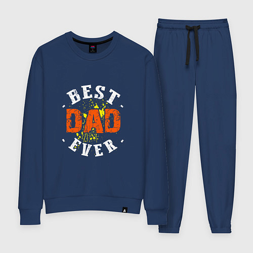 Женский костюм Best Dad Ever / Тёмно-синий – фото 1