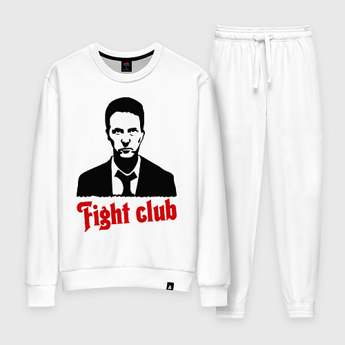 Женский костюм Fight Club: Edward Norton / Белый – фото 1