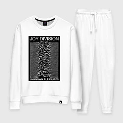 Костюм хлопковый женский Joy Division: Unknown Pleasures, цвет: белый