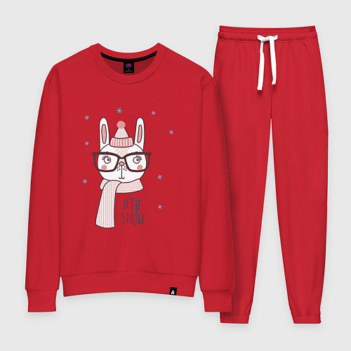 Женский костюм Милый зайка / Красный – фото 1