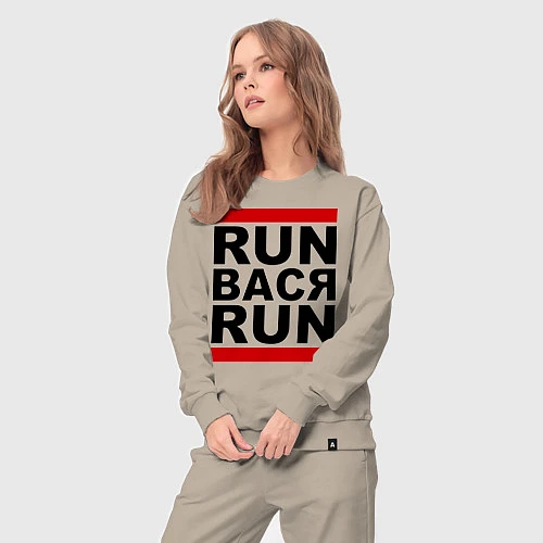 Женский костюм Run Вася Run / Миндальный – фото 3