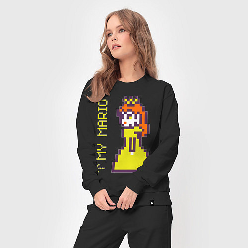 Женский костюм Принцесса Марио парная / Черный – фото 3