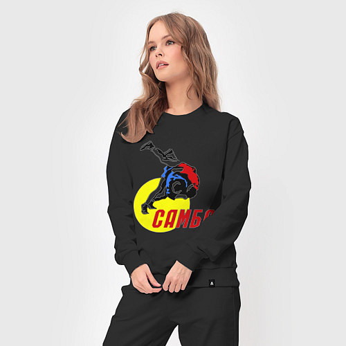 Женский костюм Спортивное самбо / Черный – фото 3