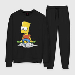 Женский костюм Барт на скейте