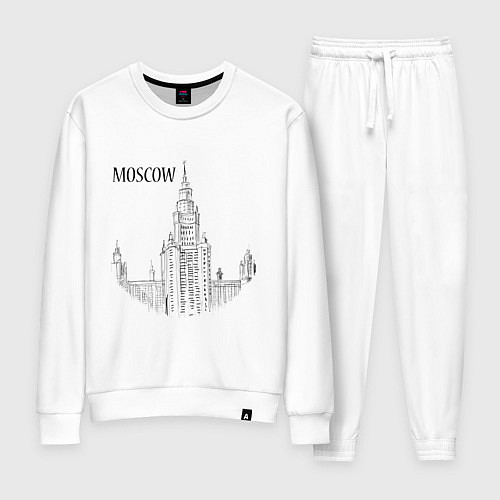 Женский костюм Moscow MSU / Белый – фото 1