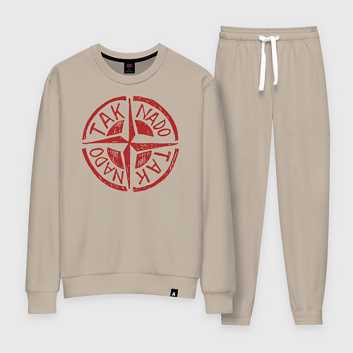 Женский костюм Taknado: Stone Island / Миндальный – фото 1