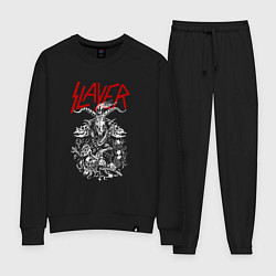 Костюм хлопковый женский Slayer: Devil Goat, цвет: черный